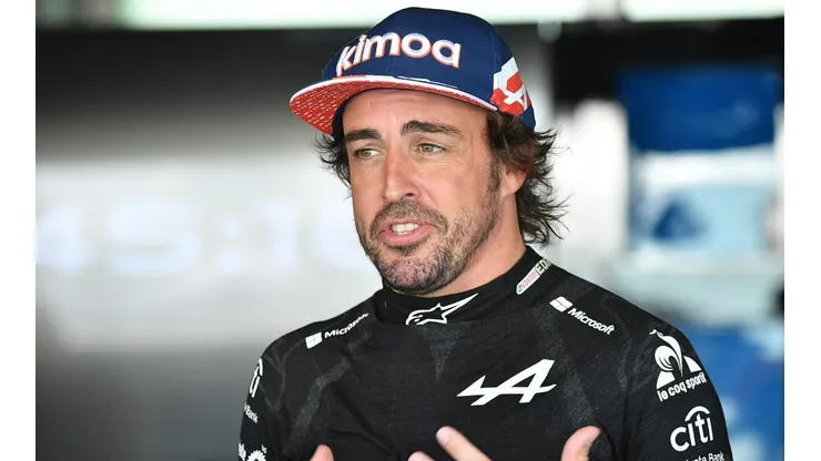 Alonso foi parceiro do jovem Esteban Ocon na Alpine na temporada 2021 da F1 (Getty Images)