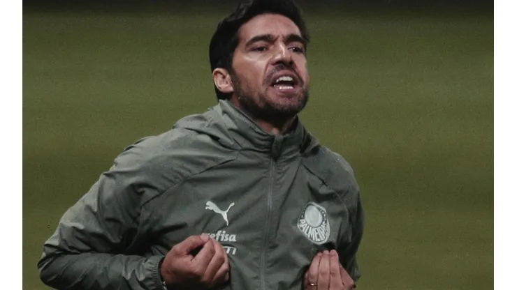 Abel Ferreira durante partida contra o Juventude no Arena Allianz Parque pelo campeonato Brasileiro A 2021. Foto: Ettore Chiereguini/AGIF