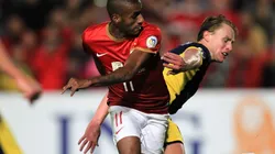 Tony Feder/Getty Images - Muriqui em campo na China