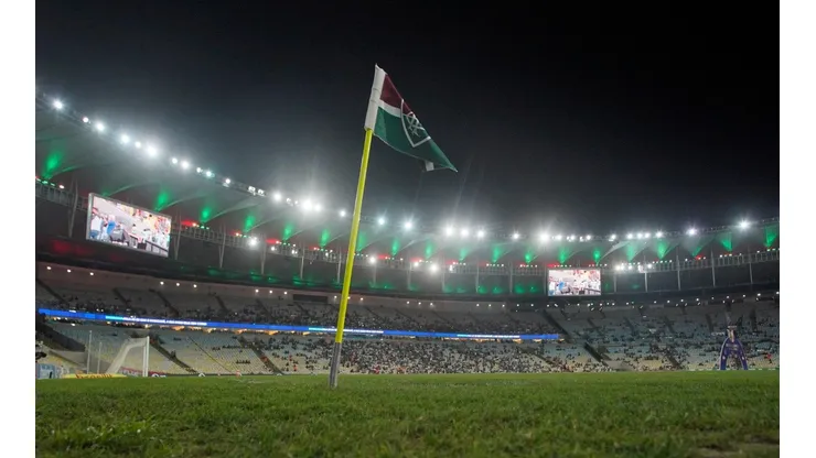 Wagner Meier/Getty Images - Maracanã com as cores do Tricolor das Laranjeiras