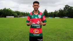 Naldo foi o último reforço anunciado pela Portuguesa (Foto: site oficial da Portuguesa)