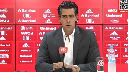 Foto: Reprodução SC Internacional/YouTube | Paulo Bracks 'dorme no ponto' e joia do Inter pode sair em janeiro