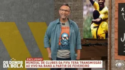 Foto: Reprodução TV Band/Twitter | Neto se empolga com Palmeiras no Mundial de Clubes