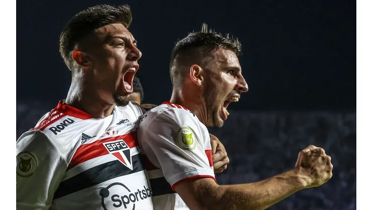 Rigoni e Calleri foram contratados nessa temporada pelo São Paulo (Foto: Marcello Zambrana)