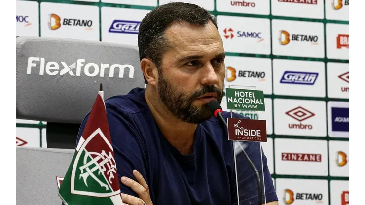 Foto: (Flickr Oficial Fluminense/Lucas Merçon/Fluminense F.C.) - Nesta segunda (20), Mário Bittencourt, presidente do Fluminense, participou de uma live da TV Flu
