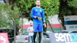 Wagner em ação no jogo treino da Portuguesa (Foto: Portuguesa)