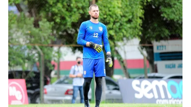 Wagner em ação no jogo treino da Portuguesa (Foto: Portuguesa)