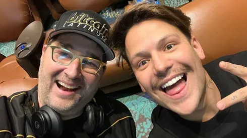 Phil Hellmuth e Saulo Poncio (Foto: Reprodução Instagram)