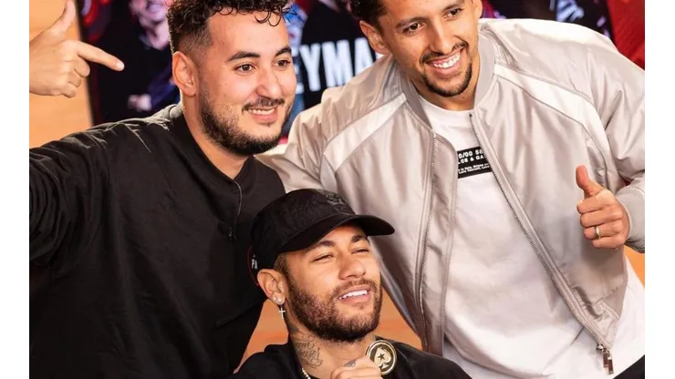 Gotaga, Neymar e Marquinhos no poker (Foto: Reprodução instagram)