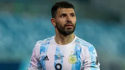 Foto: Gil Gomes/AGIF - Aguero foi campeão da Copa América em 2021 junto com a seleção argentina