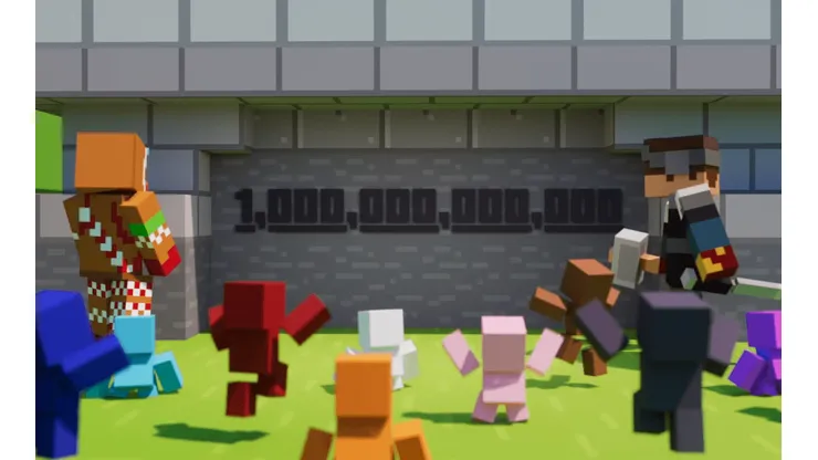 Minecraft atinge mais de 1 trilhão de visualizações no YouTube