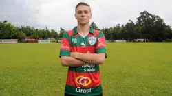 Kriguer foi anunciado como reforço da Portuguesa (Foto: Dorival Rosa/Portuguesa)