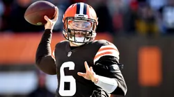 Baker Mayfield pode ficar de fora do próximo jogo dos Browns (Getty Images)