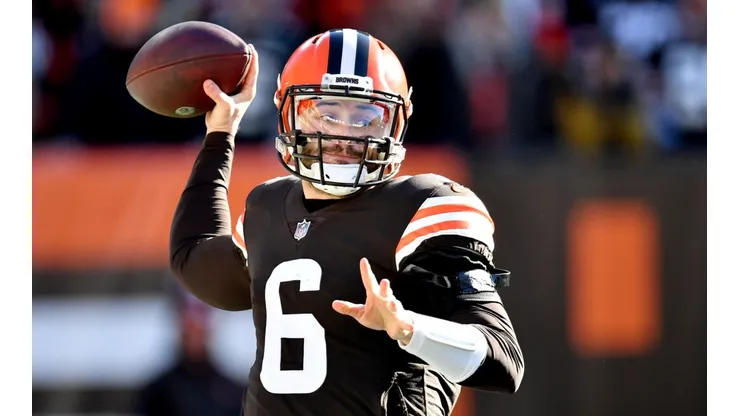 Baker Mayfield pode ficar de fora do próximo jogo dos Browns (Getty Images)