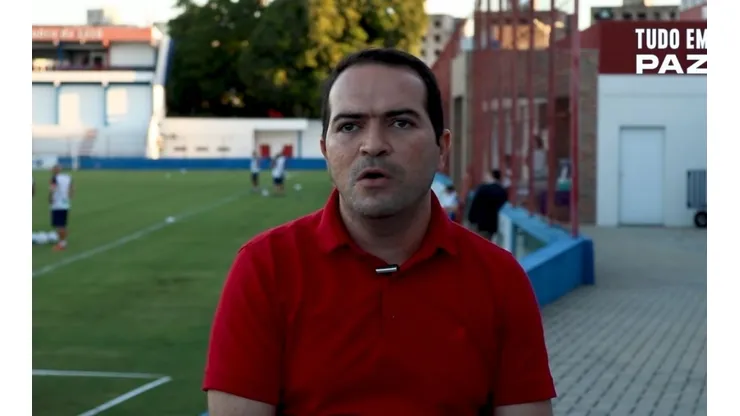 Foto: Reprodução TV Leão/YouTube | Marcelo Paz fala sobre interesse em medalhão do Bahia