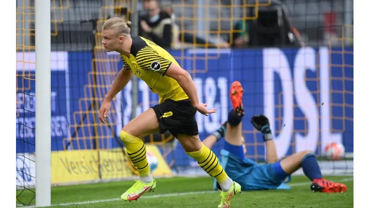 Matthias Hangst/Getty Images/ Agente de Erling Haaland cita quatro possíveis destinos para o atacante norueguês