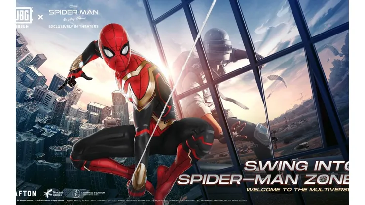 PUBG Mobile terá crossover com Homem-Aranha: Sem Volta para Casa