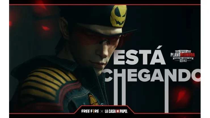 Free Fire x La Casa de Papel recebe novas missões e dará prancha de graça