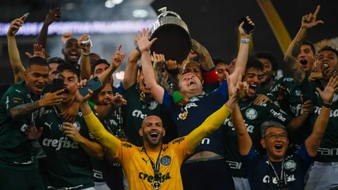 Palmeiras foi campeão da Copa Libertadores de 2020 (Foto: Mauro Pimentel – Pool/Getty Images)