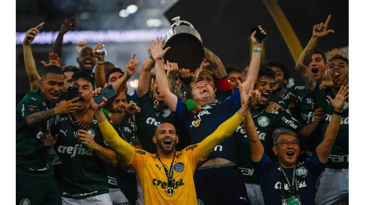 Palmeiras foi campeão da Copa Libertadores de 2020 (Foto: Mauro Pimentel – Pool/Getty Images)