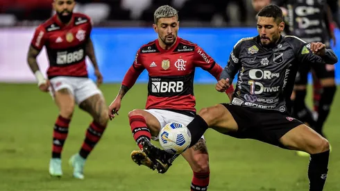 Thiago Ribeiro/AGIF – Alisson em jogo do ABC contra o Flamengo