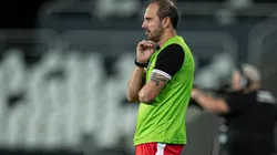Foto: Jorge Rodrigues/AGIF - Allan Aaal técnico do CRB durante partida