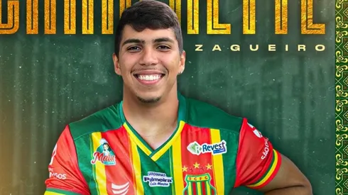 Foto: Divulgação/Sampaio Corrêa FC - Pedro Carrerette é um dos reforços para 2022