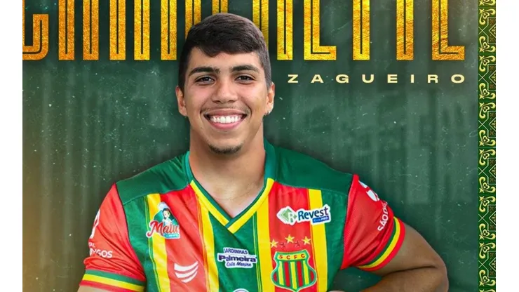 Foto: Divulgação/Sampaio Corrêa FC - Pedro Carrerette é um dos reforços para 2022