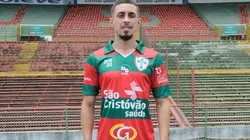 Gustavo França foi anunciado oficialmente pela Portuguesa (Foto: Dorival Rosa/Portuguesa)