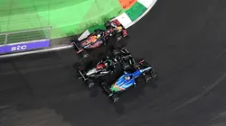 Dan Mullan/Getty Images - Carros de Verstappen, Hamilton e Ocon no GP deste domingo