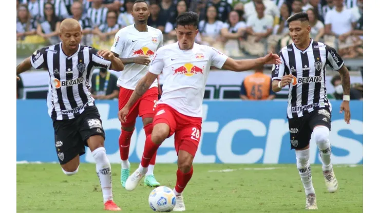Foto: Fernando Moreno/AGIF | O Bragantino marcou três gols no Mineirão
