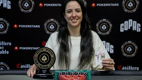 Camila Cardoso venceu o Evento Ladies (Foto: BSOP)