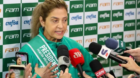Foto: Fabio Menotti/Palmeiras - Leila Pereira tomou decisão antes mesmo de assumir na prática e propôs renovação a Abel por mais duas temporadas