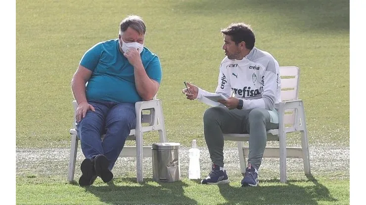 Foto: Cesar Greco/Palmeiras/Divulgação - Abel está com moral no Verdão