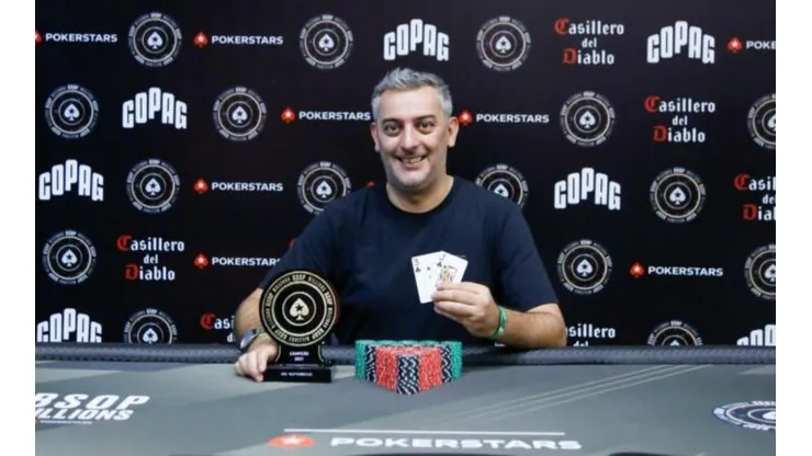 Marco Bertolini é o italiano campeão no BSOP (Foto: BSOP)