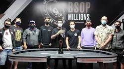 Mesa final do Main Event do BSOP Millions (Foto: BSOP)