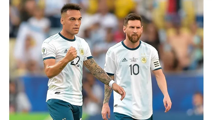 Thiago Ribeiro/AGIF - Lautaro revela que conversou com Messi sobre o Barcelona