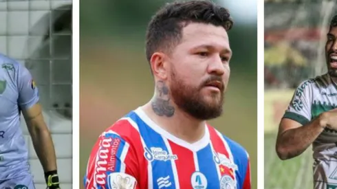 Foto: Montagem de Mourão Panda/América/Felipe Oliveira/EC Bahia/Divulgação/Guarani FC