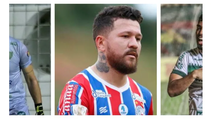 Foto: Montagem de Mourão Panda/América/Felipe Oliveira/EC Bahia/Divulgação/Guarani FC