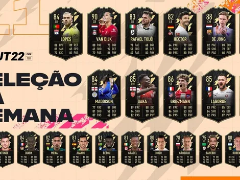 FIFA 22: Time da Semana conta com De Jong,Van Dijk e Griezmann