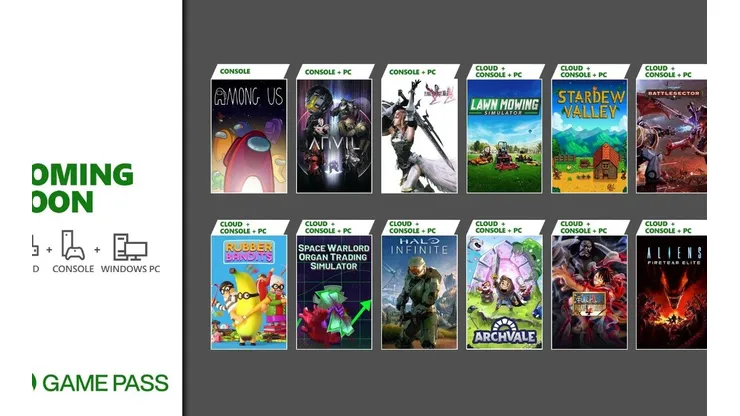 Xbox Game Pass receberá Among Us, Halo Infinite e Stardew Valley em dezembro