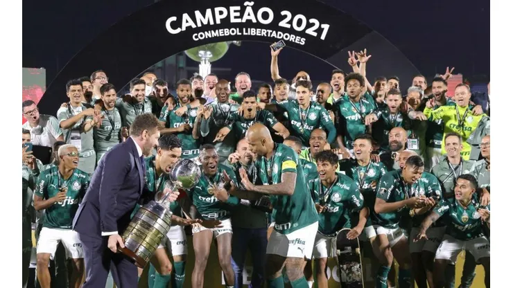 Foto: Buda Mendes/Getty Images/ Com o título do Palmeiras, Brasil encosta na Argentina em conquistas da Copa Libertadores
