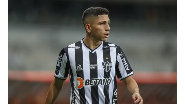 Foto: Pedro Souza / Atletico - Savarino é reserva de Cuca no Atlético, mas clube não pensa em saída do atacante