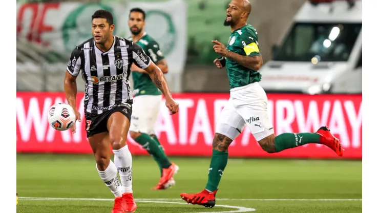Foto: Marcello Zambrana/AGIF - Felipe Melo se rendeu a qualidade do atacante Hulk