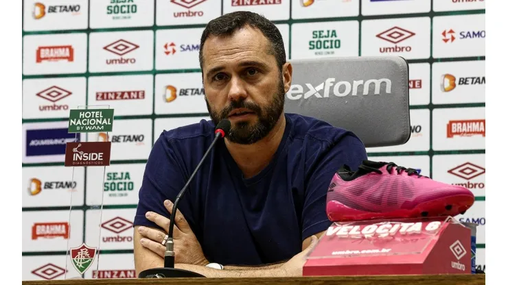 FOTO: LUCAS MERÇON/FLUMINENSE F.C./DIVULGAÇÃO - Presidente Mário Bittencourt: Flu está de olho em reforços para 2022