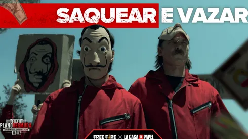 Free Fire: La Casa de Papel retorna ao jogo em novo evento