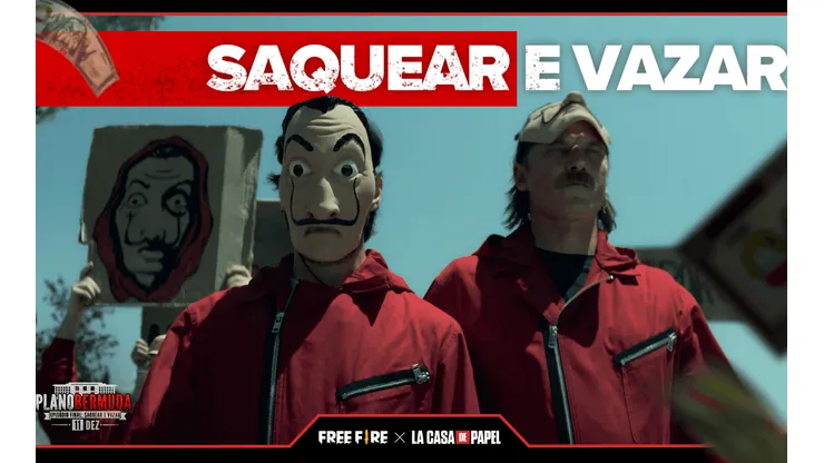 Free Fire: La Casa de Papel retorna ao jogo em novo evento