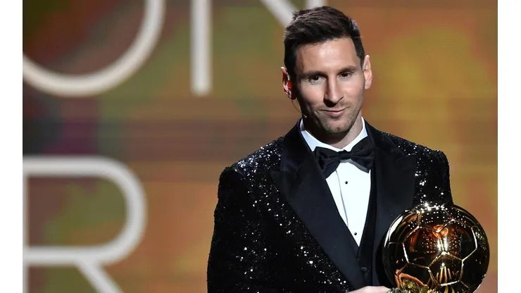 Messi e a sua sétima Bola de Ouro na carreira (Foto: Getty Images)
