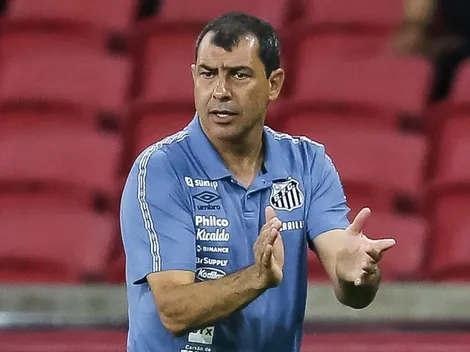Com Sul-Americana no radar, Fábio Carille rasga elogios a pupilo no Santos