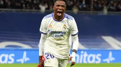 Foto: Denis Doyle/Getty Images/Espanha - Vinícius Júnior: mais uma vez decisivo para o Real Madrid